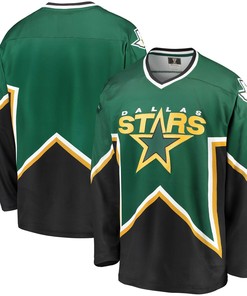 Dallas Stars Fanatics Branded Premier Breakaway Heritage Blank Jersey - Kelly Green/black Nhl - Robokeg
