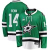 Dallas Stars Jamie Benn 14 Home 2022 Stanley Cup Playoffs Breakaway Men Jersey - Green - Robokeg