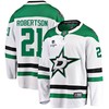 Dallas Stars Jason Robertson 21 Away 2022 Stanley Cup Playoffs Breakaway Men Jersey - White - Robokeg