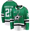 Dallas Stars Jason Robertson 21 Home 2022 Stanley Cup Playoffs Breakaway Men Jersey - Green - Robokeg