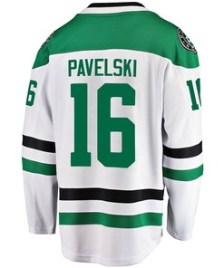 Dallas Stars Joe Pavelski 16 Away 2022 Stanley Cup Playoffs Breakaway Men Jersey - White - Robokeg