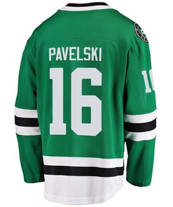 Dallas Stars Joe Pavelski 16 Home 2022 Stanley Cup Playoffs Breakaway Men Jersey - Green - Robokeg