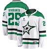Dallas Stars Joel Kiviranta 25 Away 2022 Stanley Cup Playoffs Breakaway Men Jersey - White - Robokeg