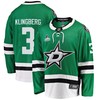 Dallas Stars John Klingberg 3 Home 2022 Stanley Cup Playoffs Breakaway Men Jersey - Green - Robokeg