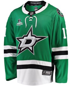 Dallas Stars Luke Glendening 11 Home 2022 Stanley Cup Playoffs Breakaway Men Jersey - Green - Robokeg