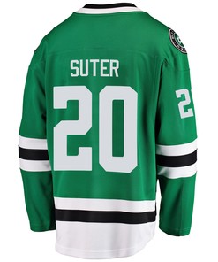Dallas Stars Ryan Suter 20 Home 2022 Stanley Cup Playoffs Breakaway Men Jersey - Green - Robokeg