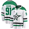 Dallas Stars Tyler Seguin 91 Away 2022 Stanley Cup Playoffs Breakaway Men Jersey - White - Robokeg