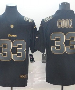 Dalvin Cook #33 Minnesota Vikings Nfl Explosion Legendary Gold Black Jersey - Robokeg