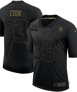 Dalvin Cook Minnesota Vikings 2020 Salute To Service Limited Jersey - Black - Robokeg
