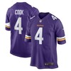 Dalvin Cook Minnesota Vikings Game Jersey - Purple Nfl - Robokeg