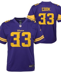 Dalvin Cook Minnesota Vikings Nike Youth Color Rush Alternate Player Game Jersey - Purple - Robokeg