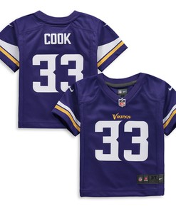 Dalvin Cook Minnesota Vikings Toddler Player Game Jersey - Purple Nfl - Robokeg