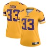 Dalvin Cook Minnesota Vikings Womens Inverted Legend Jersey - Gold Nfl - Robokeg