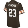 Damarious Randall Cleveland Browns Nfl Pro Line Womens Historic Logo Player Jersey - Brown - Robokeg