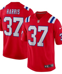 Damien Harris New England Patriots Game Jersey Red Nfl - Robokeg
