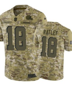 Damion Ratley Jersey Nfl Camo Cleveland Browns - Robokeg