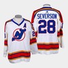Damon Severson 28 New Jersey Devils 2022-23 Reverse Retro 2.0 White Jersey - Robokeg