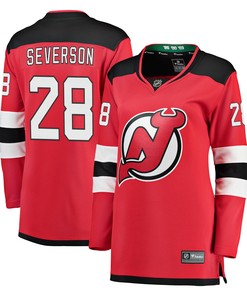 Damon Severson New Jersey Devils Fanatics Branded Womens Breakaway Jersey - Red Nhl - Robokeg
