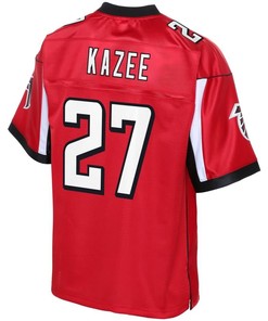 Damontae Kazee Atlanta Falcons Nfl Pro Line Youth Team Color Player Jersey - Red - Robokeg