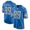 Dan Campbell Detroit Lions Retired Player Game Jersey - Blue Nfl - Robokeg