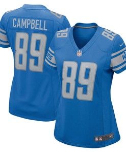 Dan Campbell Detroit Lions Womens Retired Player Game Jersey - Blue Nfl - Robokeg