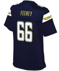 Dan Feeney Los Angeles Chargers Nfl Pro Line Womens Team Color Player Jersey - Navy - Robokeg