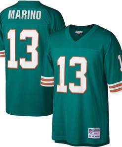 Dan Marino Miami Dolphins Mitchell And Ness 1984 Legacy Replica Jersey Aqua Nfl - Robokeg