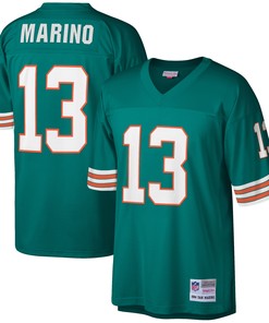 Dan Marino Miami Dolphins Mitchell & Ness 1984 Retired Player Legacy Replica Jersey - Aqua Nfl - Robokeg