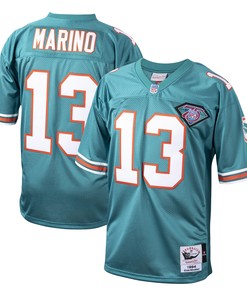 Dan Marino Miami Dolphins Mitchell & Ness 1994 Authentic Throwback Retired Player Jersey - Aqua Nfl - Robokeg