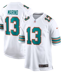 Dan Marino Miami Dolphins Retired Player Jersey White Nfl - Robokeg
