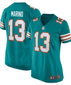 Dan Marino Miami Dolphins Womens Retired Player Jersey - Aqua Nfl - Robokeg