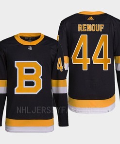 Dan Renouf 44 Boston Bruins Black Jersey Pro Alternate - Robokeg