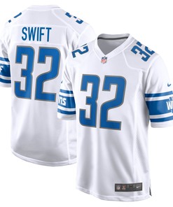 Dandre Swift Detroit Lions Game Jersey White Nfl - Robokeg