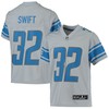Dandre Swift Detroit Lions Inverted Team Game Jersey - Silver Nfl - Robokeg