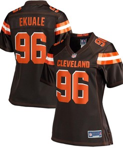 Daniel Ekuale Cleveland Browns Nfl Pro Line Womens Player Jersey - Brown - Robokeg