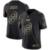 Daniel Jones #8 New York Giants Nfl Explosion Legendary Gold Black Jersey - Robokeg
