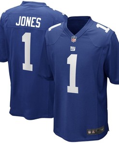Daniel Jones New York Giants 2019 Nfl Draft First Round Pick No. 1 Game Jersey Royal 2019 - Robokeg
