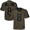 Daniel Jones New York Giants 2021 Salute To Service Game Jersey - Olive Nfl - Robokeg