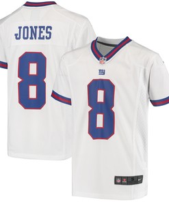 Daniel Jones New York Giants Color Rush Game Jersey - White Nfl - Robokeg