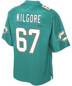 Daniel Kilgore Miami Dolphins Nfl Pro Line Player Jersey - Aqua - Robokeg