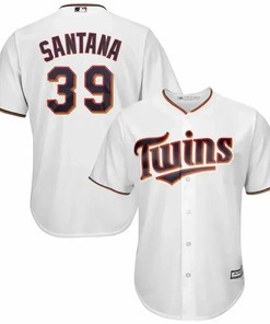Daniel Santana Minnesota Twins Cool Base Player Jersey - White - Robokeg