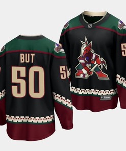 Daniil But #50 Arizona Coyotes 2023 NHL Draft Home Men Jersey - Robokeg