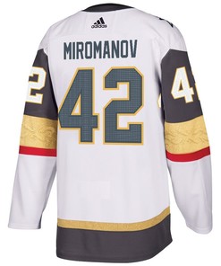 Daniil Miromanov 42 Vegas Golden Knights Stanley Cup 2023 Final Patch Away Breakaway Men Jersey - White - Robokeg