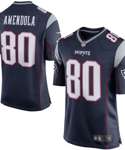 Danny Amendola New England Patriots Nike Game Jersey - Navy Blue/silver - Robokeg