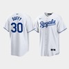 Danny Duffy 30 Kansas City Royals White Home Player Jersey - Robokeg