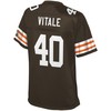 Danny Vitale Cleveland Browns Nfl Pro Line Womens Historic Logo Player Jersey - Brown - Robokeg