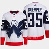 Darcy Kuemper 35 Washington Capitals 2023 Jersey Stadium White Primegreen - Robokeg