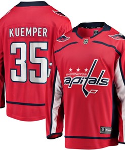 Darcy Kuemper Washington Capitals Fanatics Branded Home Breakaway Player Jersey - Red Nhl - Robokeg