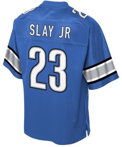 Darius Slay Jr Detroit Lions Nfl Pro Line Historic Logo Player Jersey - Blue - Robokeg