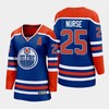 Darnell Nurse 25 Edmonton Oilers 2022-23 Home Women Premier Breakaway Player Jersey Royal - Robokeg